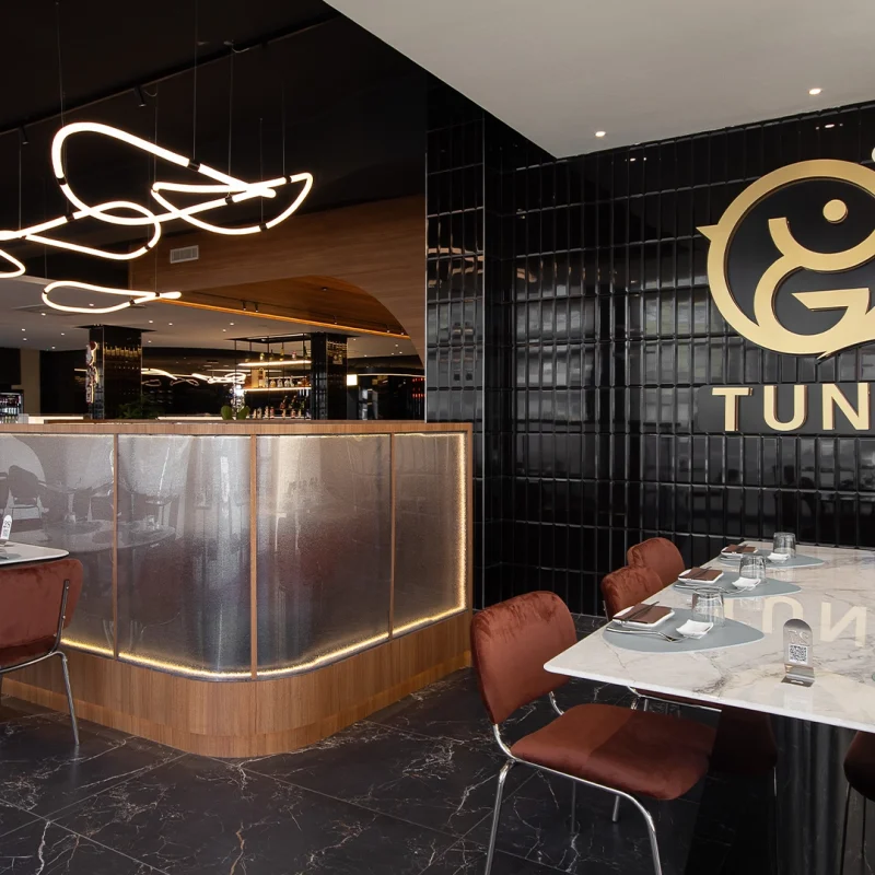 sala del ristorante Tuna Voghera